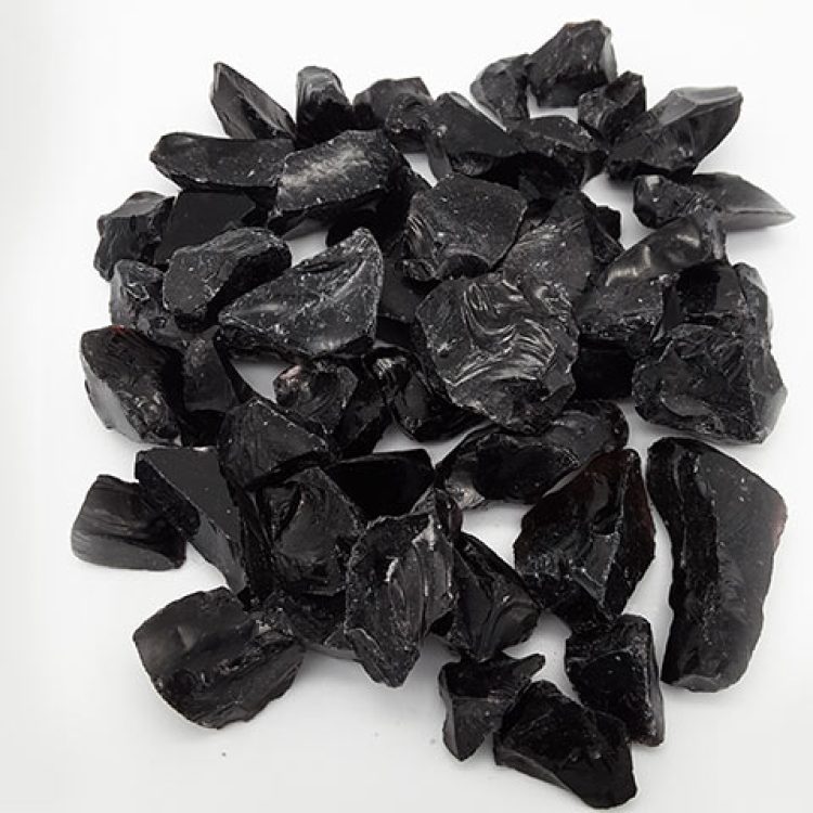 Black Recycled Glass Chippings