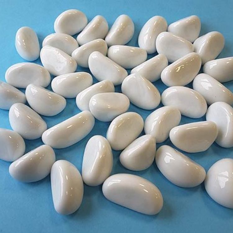 White Porcelain Pebbles